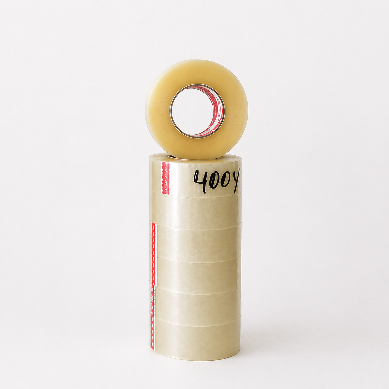 Cinta de Embalaje Transparente 400 metros – (PRECIO POR UNIDAD)